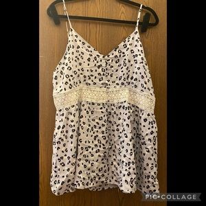 Like New! White Birch Babydoll Top Sz XL